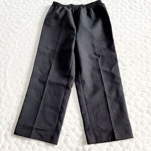 Toddler 4t boys dress pants slacks elastic waist black pull on